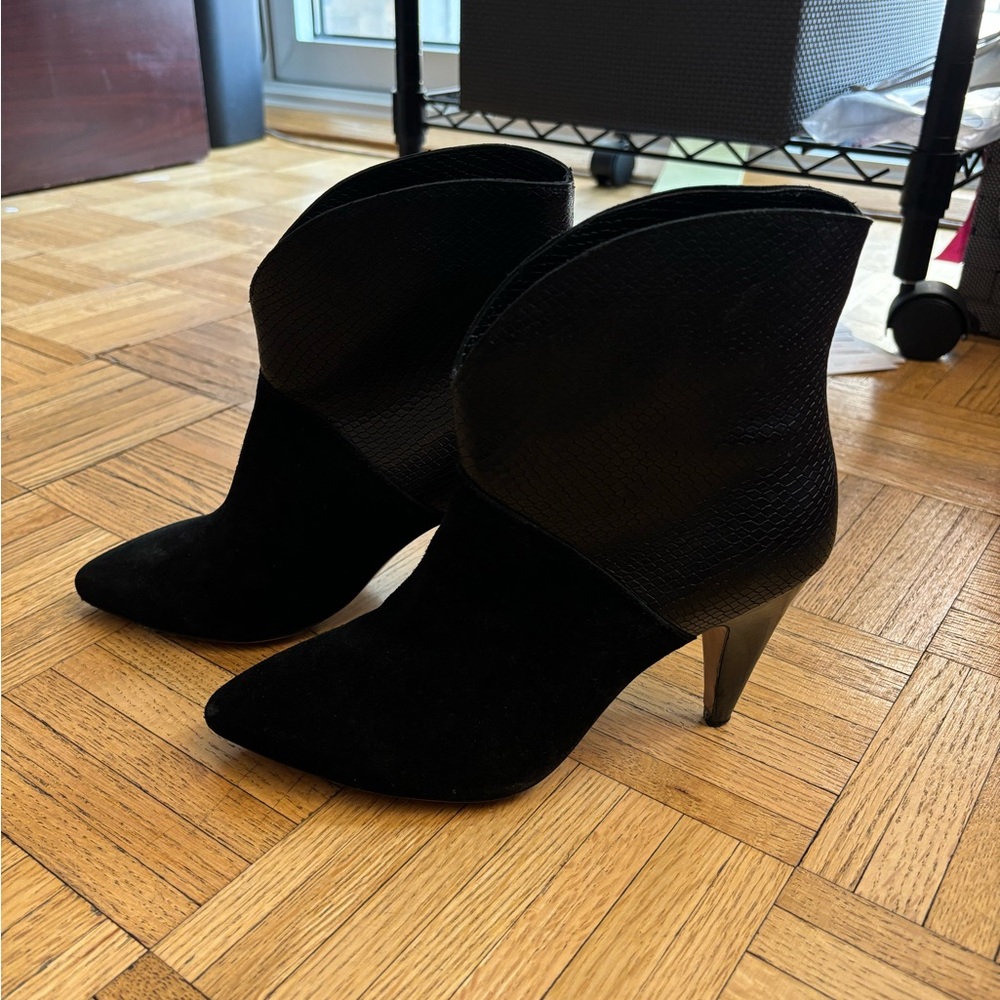 BA&SH Black Ankle Boots